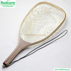  landing net with clear rubbert netting